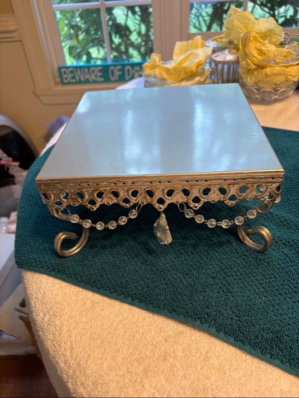 Ornate Opulent Metal Cake Stands